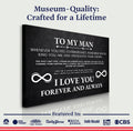 To My Man Father's Day Gift Sign II