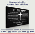 To My Man Father's Day Gift Sign