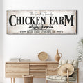 Chicken Family Farm Sign