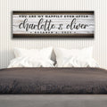 Personalized Happily Ever After Couple Sign II