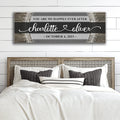 Personalized Happily Ever After Couple Sign VI