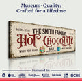 Hot Chocolate Christmas Bar Sign