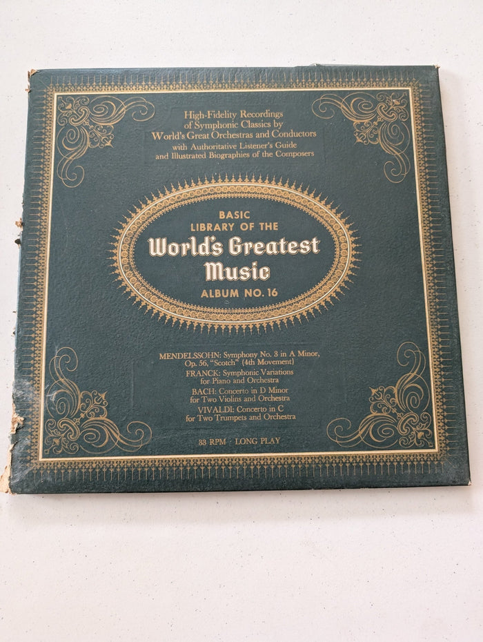 Basic Library of the Worlds Greatest Music Album No. 16 (Vinyl Record LP Album)