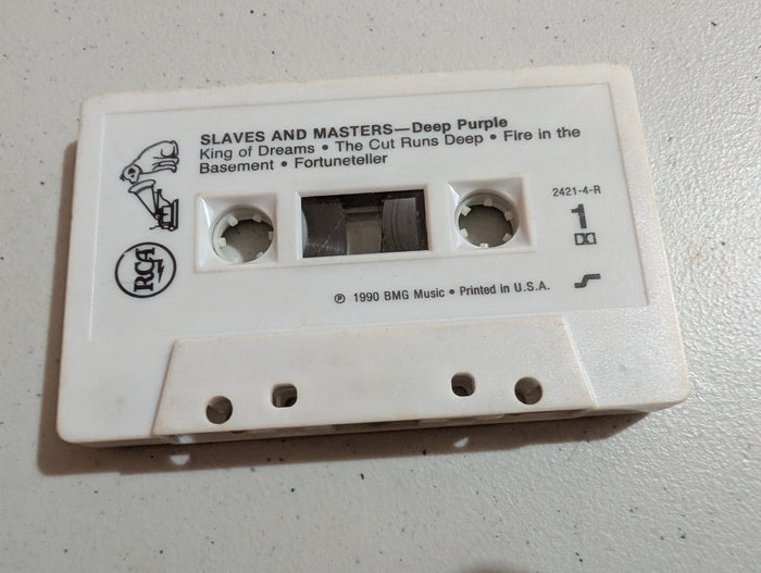 Deep Purple Slaves And Masters 1990 RCA Records 2421-4-R Cassette Only