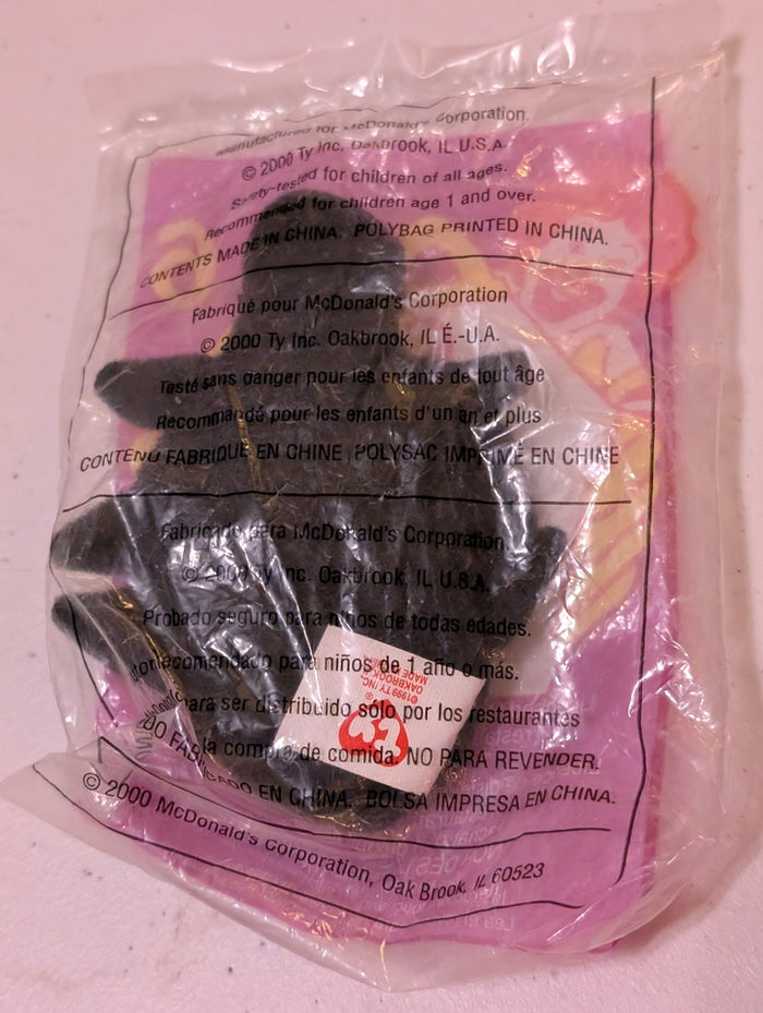 Bumble the Bee - McDonald's / Ty Teenie Beanie Baby (Black, Yellow, 2000, Plush, Toy, Vintage, Stuffed Animal, Retired)