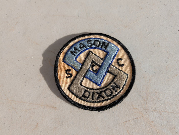 Mason and Dixon's Line PATCH Vintage