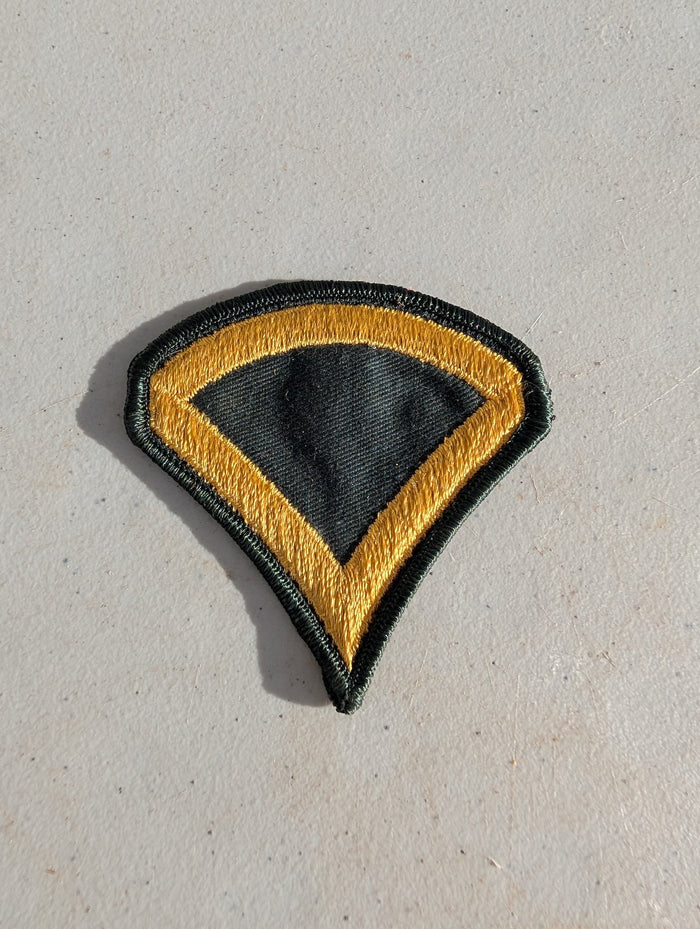 Vietnam Patch War US Army PFC Private 1st Class Embroidered Rank Insignia