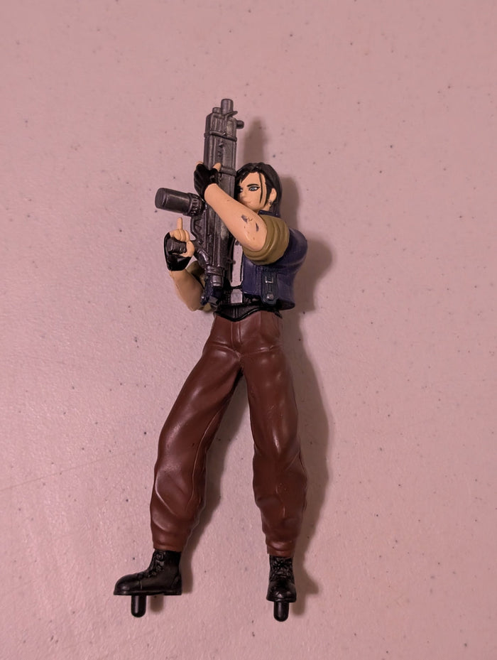 LAGUNA LOIRE with weapon  VINTAGE 1999 FINAL FANTASY VIII DELUXE FIGURE SQUARE ENIX(Action Figure, SciFi/Fantasy, Collectable, Vintage, Loose, Missing Parts/pieces, Incomplete)