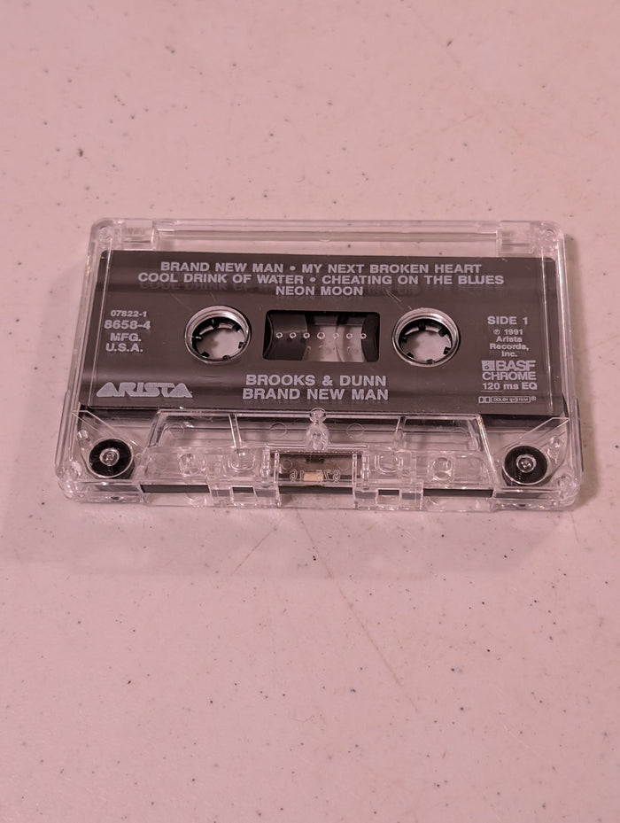 BROOKS & DUNN - BRAND NEW MAN cassette only(cassette, tape, album, music, vintage, OOP)