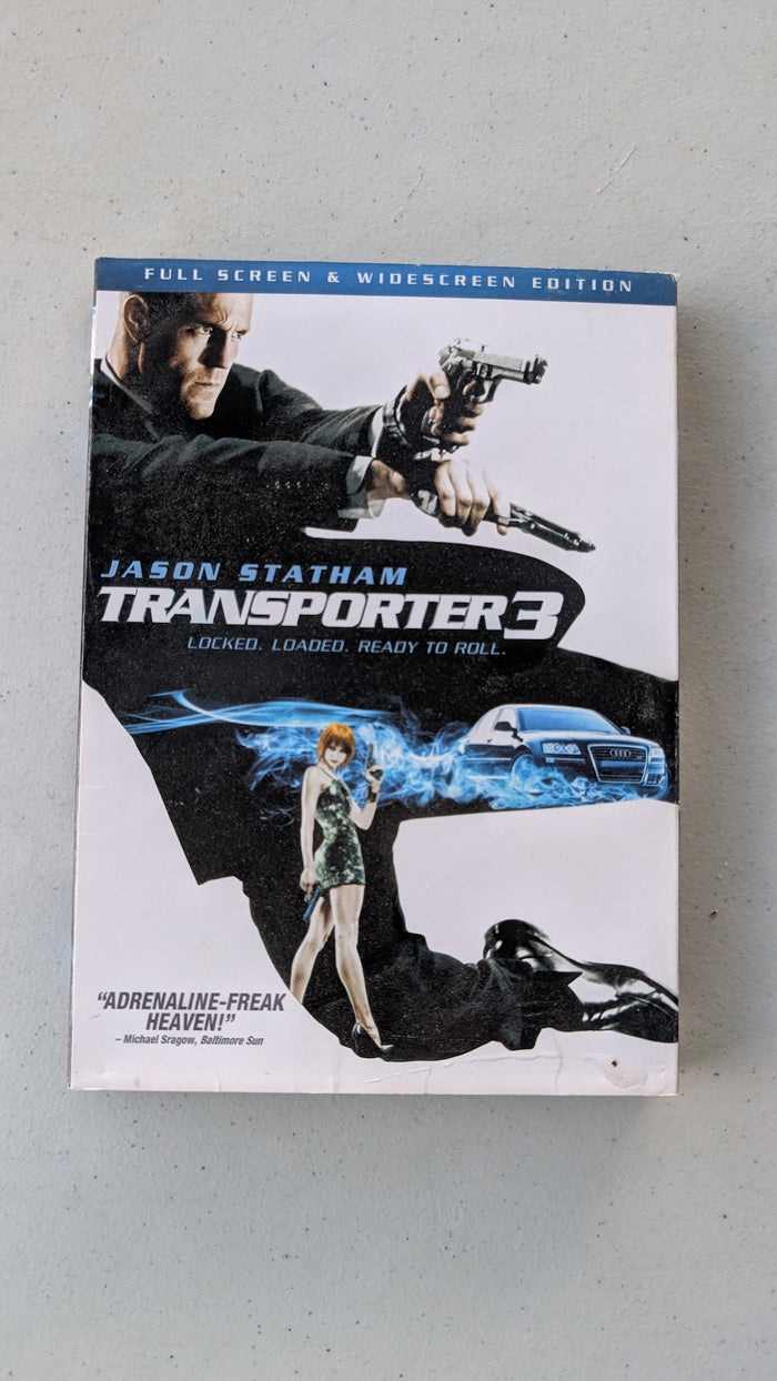 Transporter 3 DVD 2008 Movie Jason Statham Natalya Rudakova FranÃ§ois BerlÃ©and