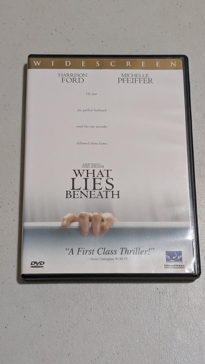 What Lies Beneath (DVD, 2000, PG-13) Harrison Ford, Michelle Pfeiffer, Diana Scarwid