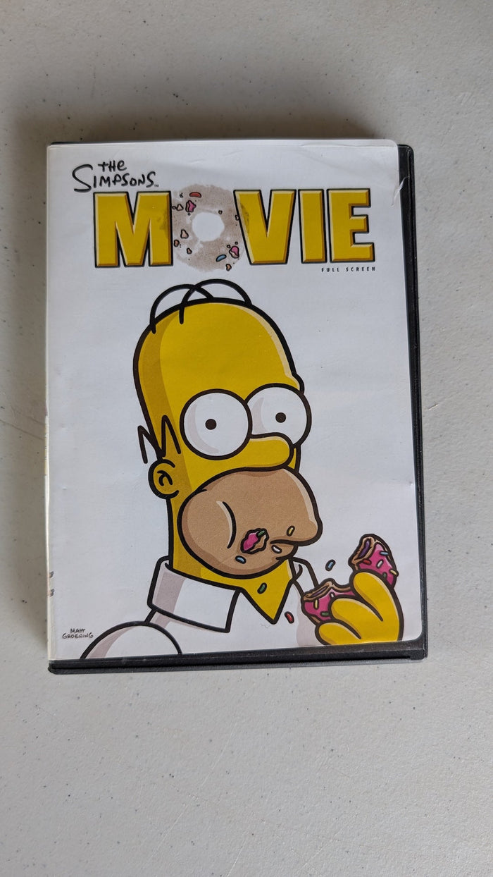 The Simpsons Movie (DVD, 2007, PG-13) Dan Castellaneta, Julie Kavner, Nancy Cartwright