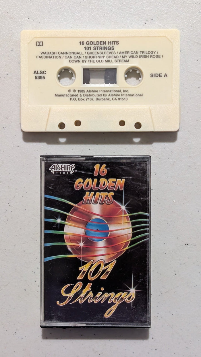 101 Strings - 16 Golden Hits (Easy Listening, Instrumental, Cassette Tape, 1985)