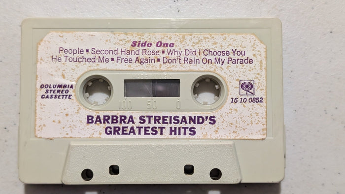 Barbra Streisand - Barbra Streisand's Greatest Hits (Pop, Vocal, Cassette Tape, 1970)