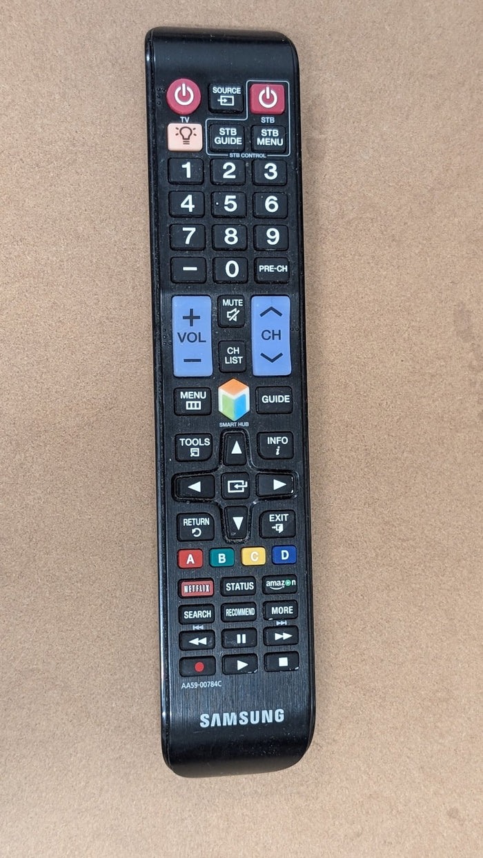 AA59-00784C from Samsung - 2010s Electronics > Accessories > Remote Controls (Plastic, Rubber Smart TV Remote, Modern, Black)