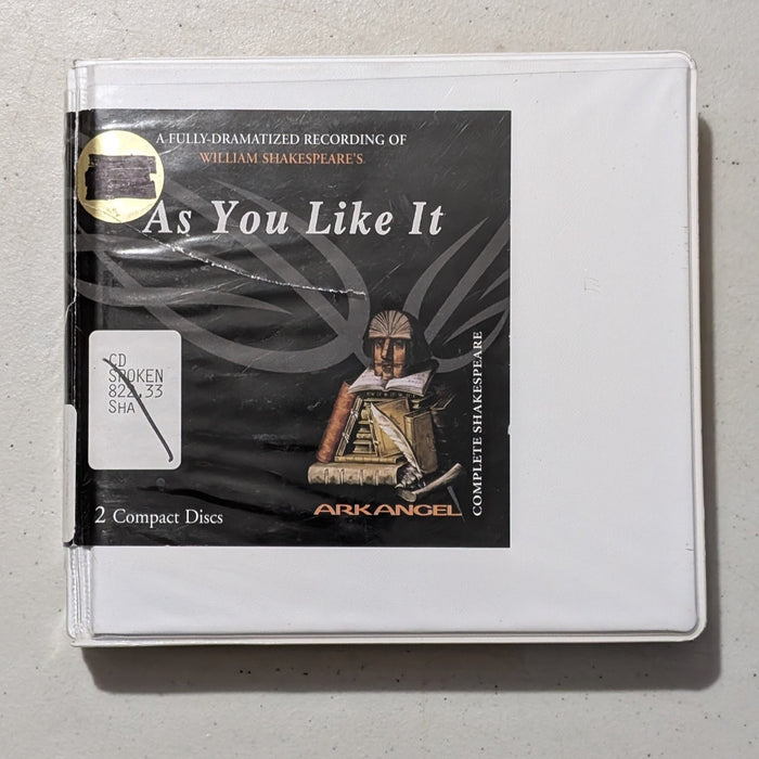 William Shakespeare's As You Like It by William Shakespeare (Play, Comedy, Audiobook on CD, c. 1599, Former Library Book)