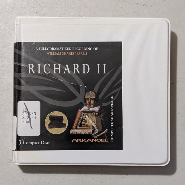 William Shakespeare's Richard II by William Shakespeare (Play, History, Audiobook on CD, c. 1595, Former Library Book)