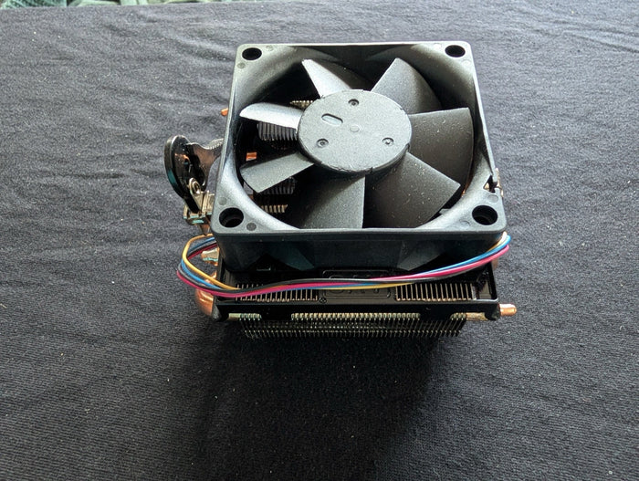 AVC Copper Heatpipe CPU Cooler 4-Pin PWM Fan for AMD Sockets (Top View)