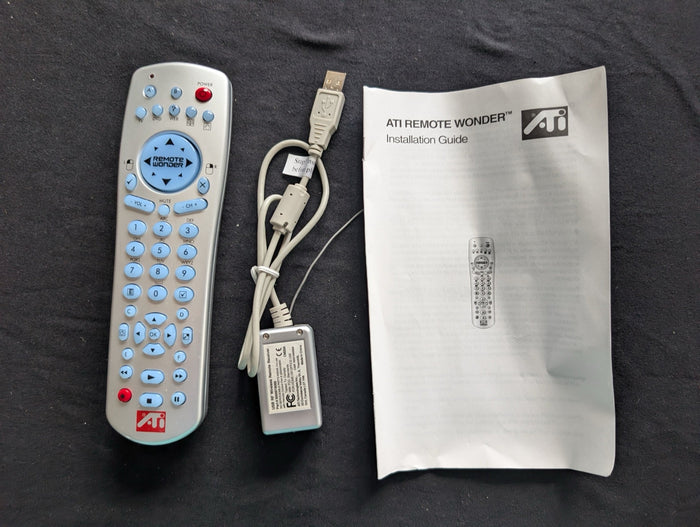 ATI Remote Wonder PC Remote Control with USB IR Receiver & Install Guide