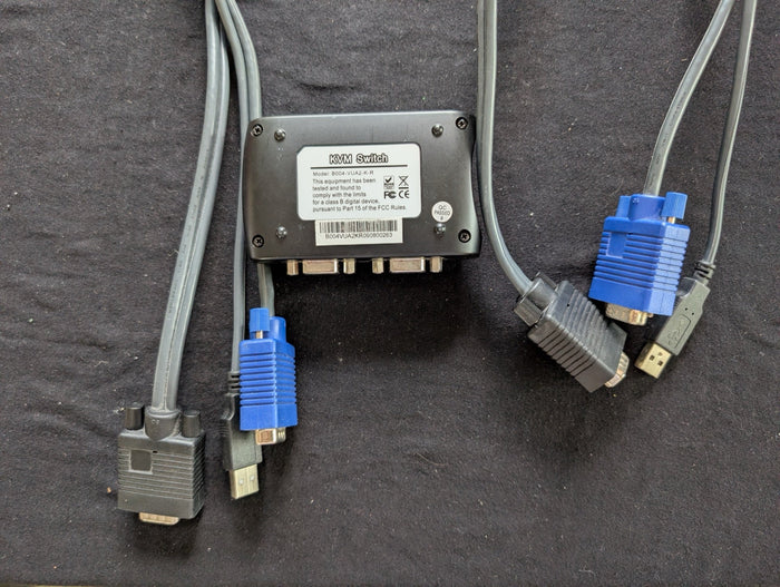 2-Port USB KVM Switch w/ Audio - Control 2 PCs w/ 1 Monitor (B004-VUA2-K)