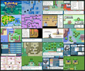 Pokemon Parallel Emerald GBA ROM Hack Video Game Boy Advance