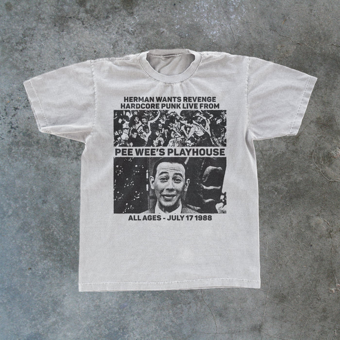 Playhouse' Pee Wee Promo Black T-Shirt