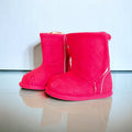Red Ankle Boot Topper | Ozznek Removable Sole Shoes | Barefoot Kids Boot