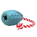 USA-K9 Grenade Shaped Rubber Dog Toy - Chew, Treat Dispenser & Tug Toy | USA
