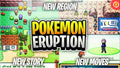 Pokemon Eruption GBA ROM Hack Video Game Custom Gameboy Advance