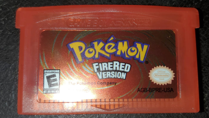 Pokemon FireRed GBA Video Game Cartridge Game Boy Advance 2004