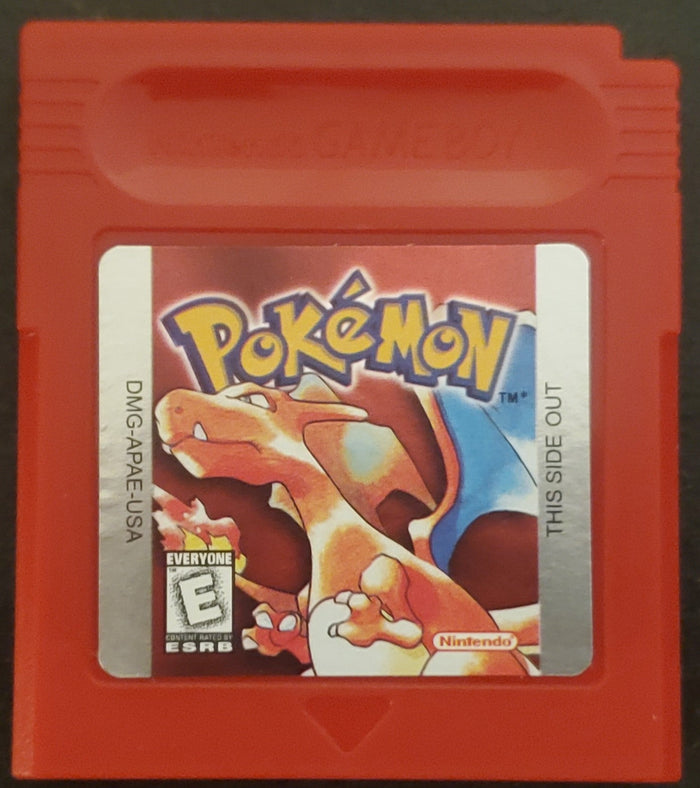Pokemon Red GB Video Game Cartidge Game Boy 1998