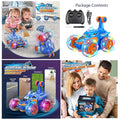 Remote Control Stunt Car Shark RC Kids Toy Outdoor 360° Rotating Boys and Girls - Blue