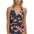 Tommy Hilfiger Iris Floral-Print Tankini Swim Top, Us Small