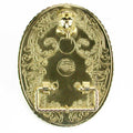 Gold Belt Buckle with USA Lettering