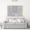 The Ladder Of Success Is Never Crowded At The Top Canvas Wall Art, Motivational Wall Decor