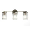 Ruee Appliances 3 Light Vanity Bar, Brushed Nickel Finish