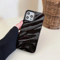 RuffleWave Satin iPhone Case