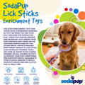eStick Hand-Held Dog Enrichment Target Training Toy - Interactive Lick Stick | USA Made
