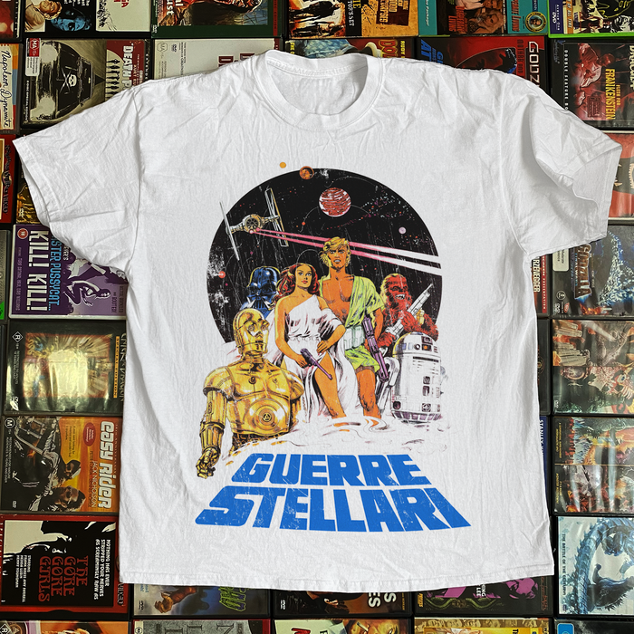 1977 'Star Wars' Italian Promo White T-Shirt
