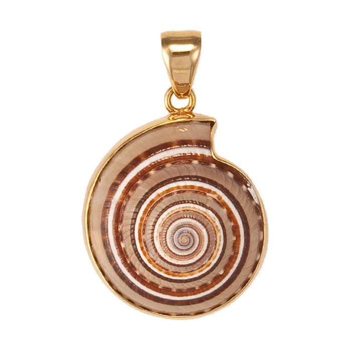 SUNDIAL SHELL PENDANT