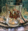 Budweiser Clydesdale Horses Clear Glass Mug