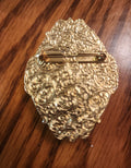 1928 Romantic CAMEO pin. Western antique jewelry