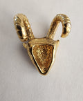 Gold plated Ram Head's Pendant