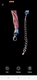 Flower Medallian Necklace with earthy tones Boho Style