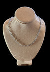 Rope Chain light weight necklace silver tone