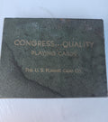 Vintage 2 Decks of Playing Cards Picture of Winfield Hospital, Congress Quality by the US Playing Card Co.