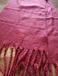 Cozy Rust-Colored Blanket Scarf