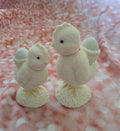 Dept 56 Two Chick Easter 2002 Figurines with bobble heaďs Snowbabies (1005)