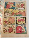 Hot Stuff Harvey the Little Devil Comics featuring a Turkey on cover  #167 1987