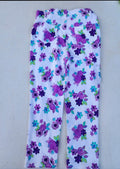 Girls Garanimals Pants Printed Jeggings Purple white 5T